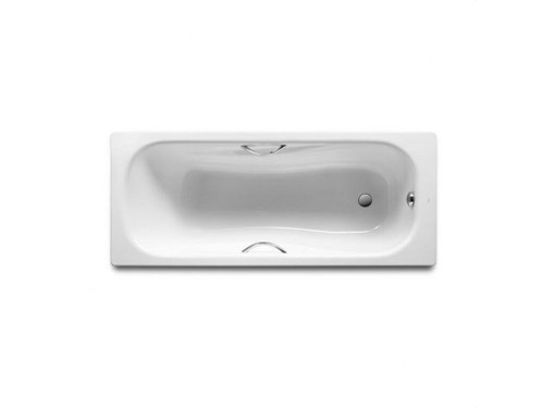 Bañera Princess 170X75 blanco Asas cromadas