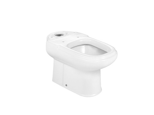 Taza salida vertical para tanque bajo DAMA RETRO 685mm - Roca