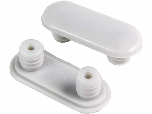 Kit tope 36.5X14.5X4.5 blanco (4U) - Roca