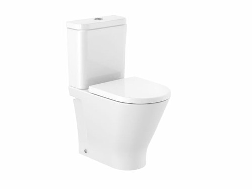 Taza Inodoro compacta Rimles The Gap round tanque bajo pared blanco - Roca
