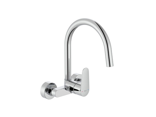 Grifo monomando para cocina con caño giratorio en acabado color cromo Victoria Plus - Roca