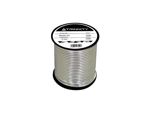 Trinnity rollo estaño Sn/Ag 3,5% 250Gr. Aenor (negro)