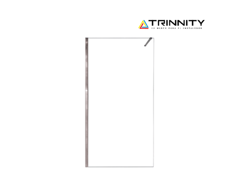 Trinnity mampara fijo 120X200 cristal transparente 8mm Cr Br