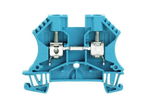 Borne carril WDU 6 azul 10202. - Weidmuller