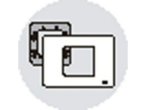 Placa lineal 2M estrechos blanco rehabitat