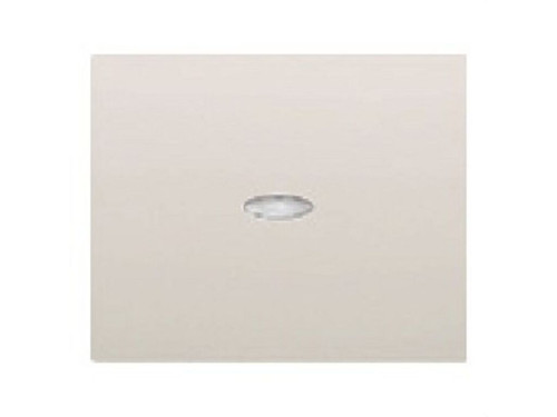Tecla simple ancha con indicador luminoso serie Iris blanco - BJC