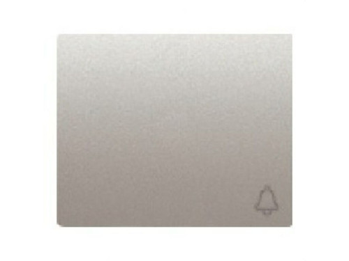 Tecla pulsador timbre aluminio Iris