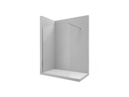 Mampara Victoria ducha Df 800 transparente plata Brillo