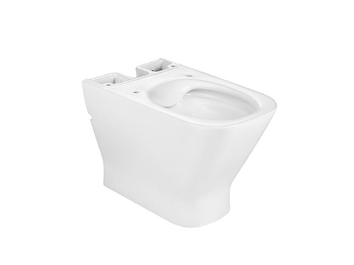 Inodoro The Gap Square Compacto Tanque Bajo Rimless Adosado Pared - Roca