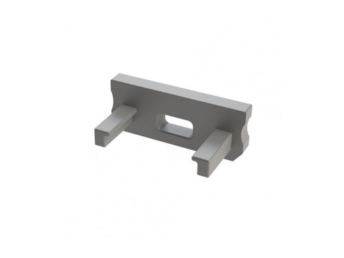 Tapa final para perfil Led recessed line 7 con agujero negro - Luxlight