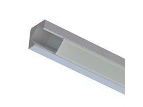 Perfil aluminio tira de Led line 45 plata mate - Luxlight