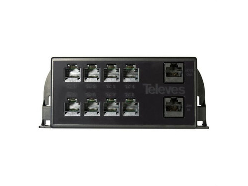 Multiplexor Pasivo Rj45 1M-9H Lsfh 0,2M - Televes
