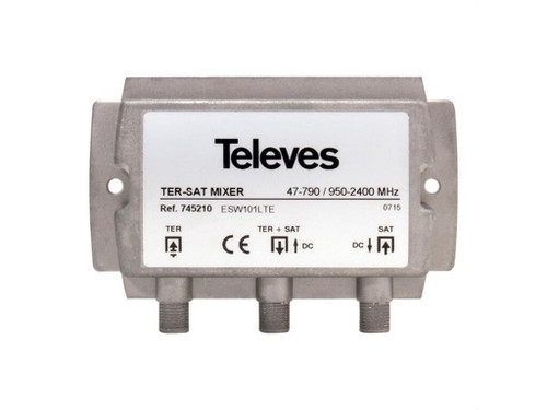 Mezclador Matv-FI 2e/1s-F DC - Televes
