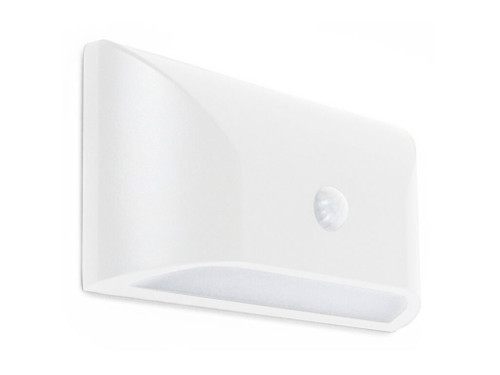 Aplique Led con Sensor Hail 5W 3000K blanco Abs Ip65 - Dopo