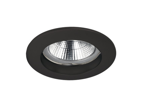 Aro redondo fijo Nix 780A para GU10 color negro Al - Cristher