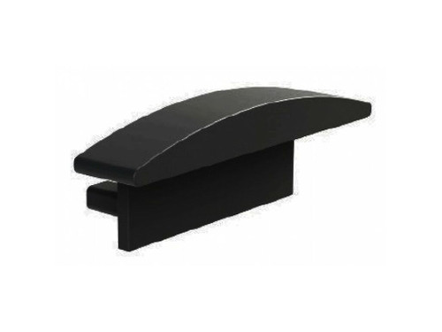 Tapa Final para Perfil Led Recessed Line 7 negro - Luxlight