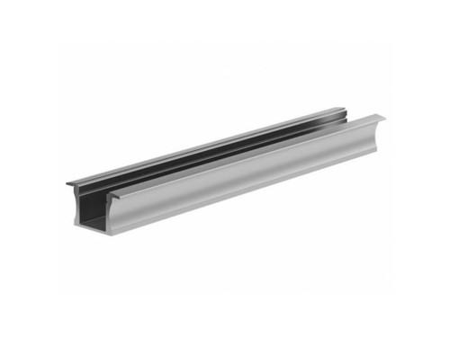 Perfil aluminio tira Led recessed line 15 plata mate - Luxlight