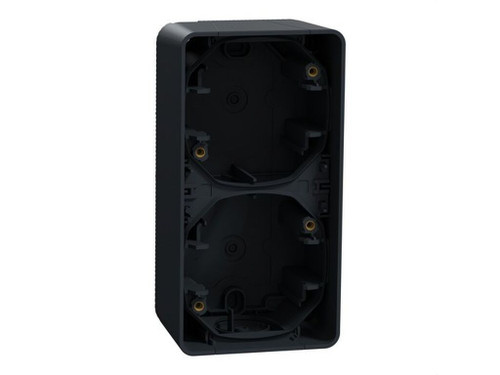 Caja Doble Superficie Vertical de La Gama Mureva Styl Color gris - Schneider Electric
