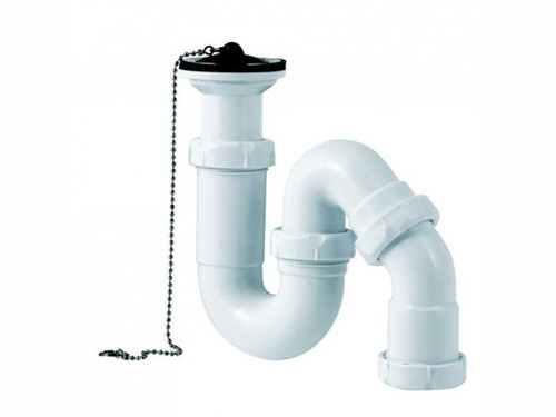 Sifón curvo extensible S-89 divisora lavabo bidé 1.1/2