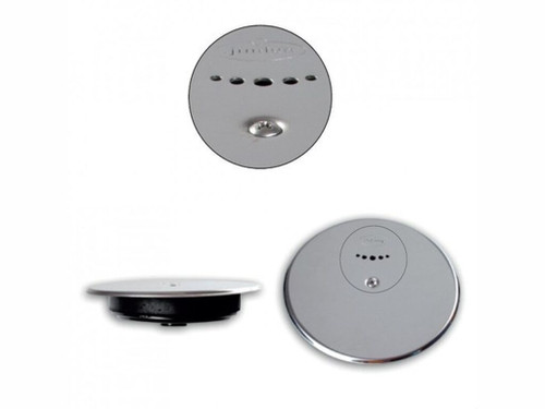Tapa expansión S-130 V, con válvula, 110x145 embellecedor acero inoxidable - Aliaxis