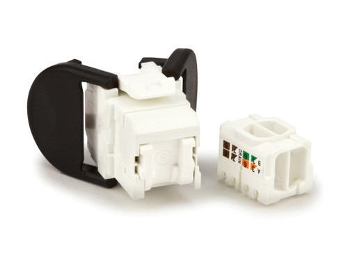 MODULO HEMBRA UTP CAT 6 3 ENTRADAS blanco - Corning
