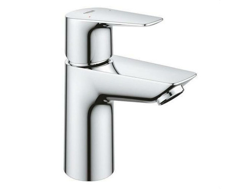 Grifo de lavabo Monomando S con cuerpo liso y conexiones flexibles Cuerpo liso BauEdge - Grohe