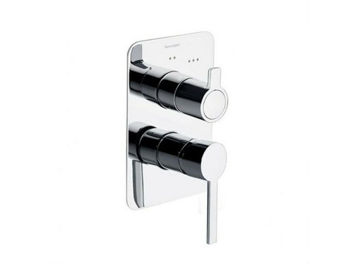 Monomando baño/ducha empotrable 3 vías S2 Drako cromado - Ramon Soler
