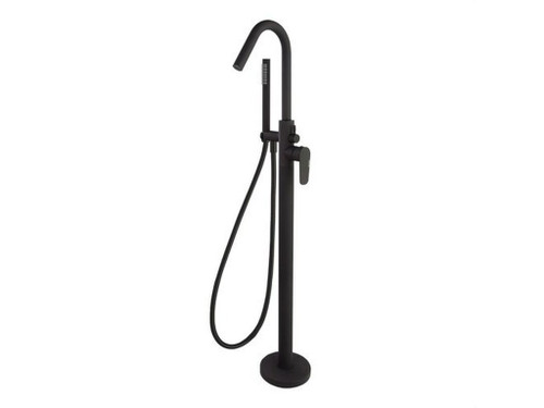 Monomando columna baño 368503D ALEXIA con equipo negro mate - Ramon Soler