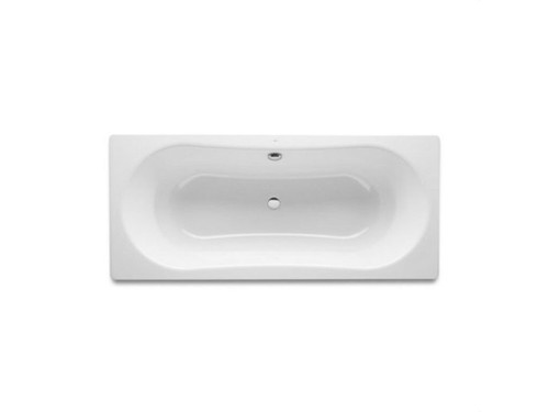 Bañera DUO PLUS 180x80 fondo antideslizante blanco - Roca