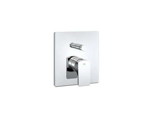Mezclador empotrar L90 para baño-ducha 1/2" cromo - Roca