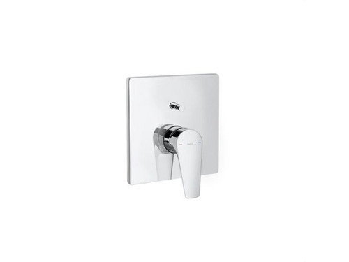 Mezclador para baño-ducha empotrable y con inversor en acabado cromado Atlas - Roca
