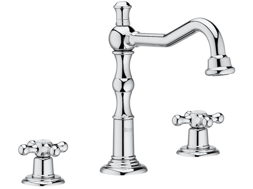 Mezclador bimando repisa lavabo CARMEN cromado - Roca