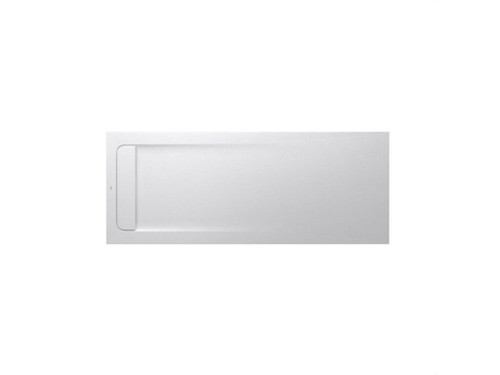 Plato ducha extraplano Stonex AQUOS 1800x800x33 antideslizante con desagüe gran caudal blanco - Roca