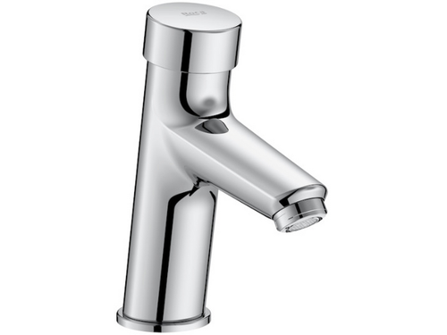 Grifo repisa para lavabo ECO temporizado FLUENT con aireador 2 litros/min - Roca