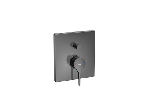 Mezclador empotrable baño-ducha INSIGNIA negro titanio - Roca