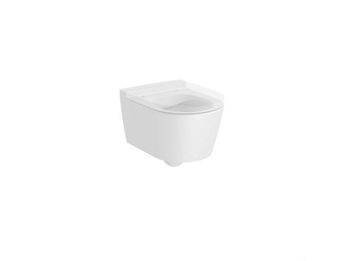 Inodoro suspendido compacto INSPIRA redondo 480mm blanco mate - Roca