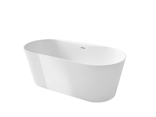 Bañera Raina Stonex® 1600X800 blanco con Desagüe Click-Clack Y Sifón - Roca