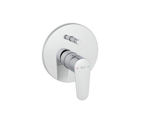 Grifo de ducha empotrado monomando de dos vías cromo Victoria Plus - Roca