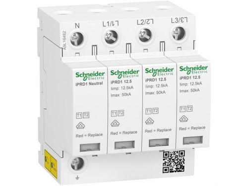 Limitador de sobretensiones Acti9 iPRD1 3P+N 12.5r 350V - Schneider Electric