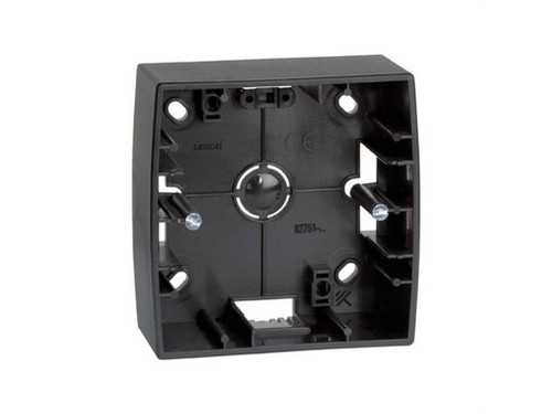 Caja superficie SIMON 82 con 1 elemento alta grafito - Simon