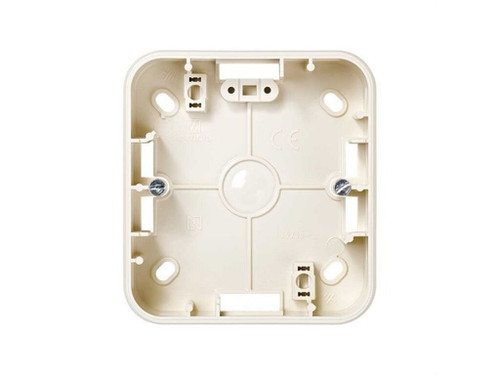 Caja superficie baja 1 elemento Simon 75 marfil (Descatalogado) - Simon