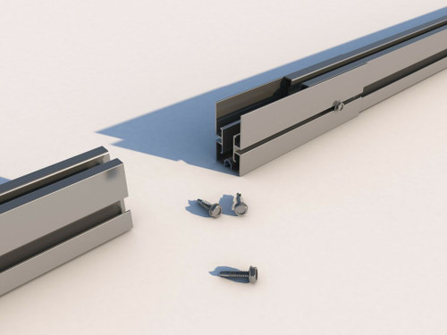 Unión perfil G1 aluminio (25 Uds)