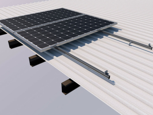 Soporte Coplanar Fijo Correas 5 Panel 01.1V5 ( 1 ud ) - Sunfer