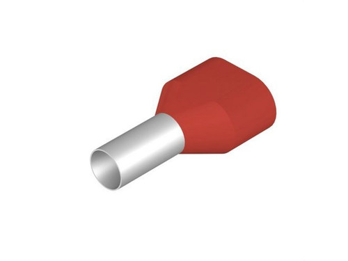 Terminal TWIN aislante H 2x10D rojo - Weidmuller
