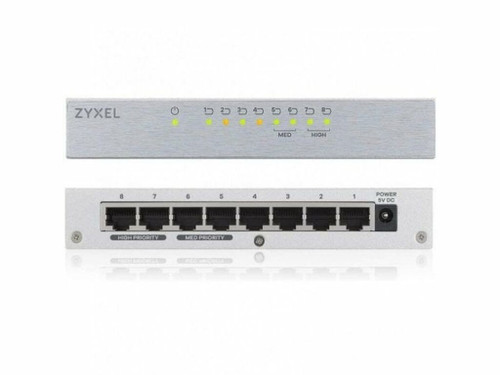 Switch 8 Puertos Gigabit Ethernet 10/100/1000 Metal Housing - Microbr