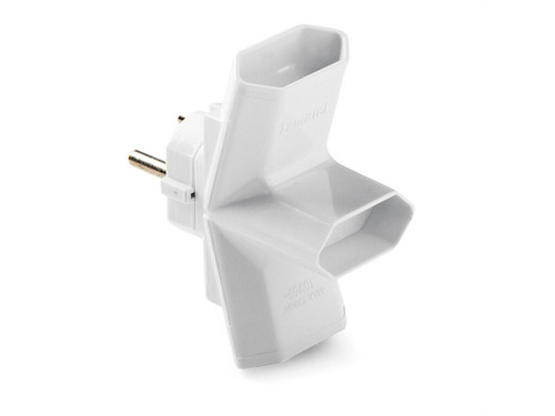 Adaptador triple conector con espigas de 4 8 mm - Famatel