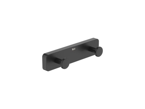 Percha Doble Sonata negro mate - Roca
