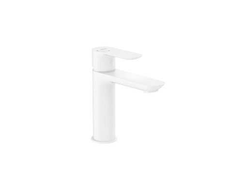 Mezclador Cala Para Lavabo Cuerpo Liso Blanco Mate - Roca