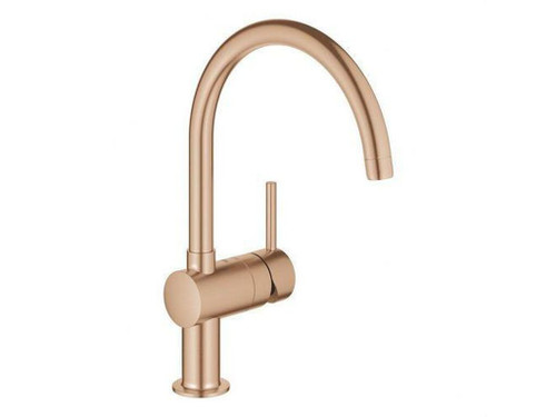 Monomando Fregadero 1/2 Minta Ohm Caño C Cepillado Sol - Grohe