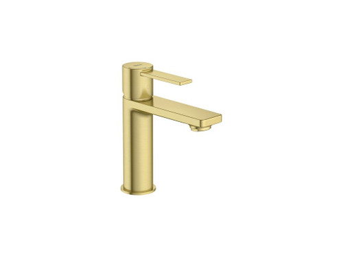 Monomando Lavabo Targa Cuerpo Liso Oro Cepillado - Roca